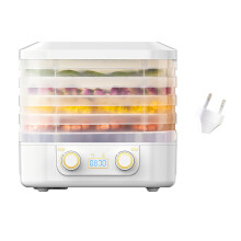 Déshydrateur alimentaire 5 plateaux électrique fruits-Blanc UE