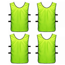 Træningsvest til fodbold, fodbold og basketball. Letvægts sportstrøje i polyester af høj kvalitet, holdtræningstrøje med løs halsudskæring,
