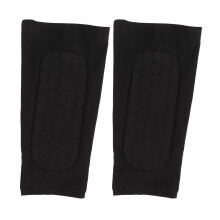 Rodillera antideslizante de compresión para deporte, transpirable, con diseño de panal, absorción de impactos y manga extendida para la pierna,