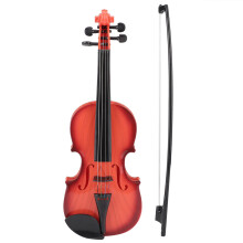 Children's Violin Toy Simulated Child Acoustic Violin Toy Adjustable String Musical Beginner Instrument Practice Development Violin
