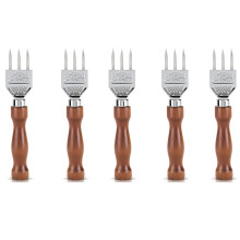 5 x Ice Pimple – Robust Ice Crusher with Solid, Three Pointed Ice Crusher Made of 304 Stainless Steel for Cocktail Bartender Ref: 6122