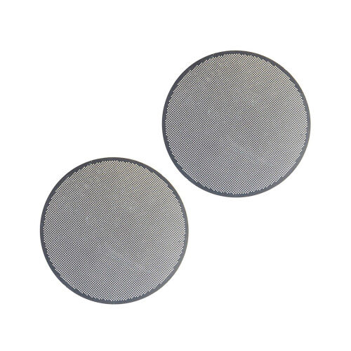 Filtre réutilisable d'acier inoxydable de 2 pièces 61mm pour