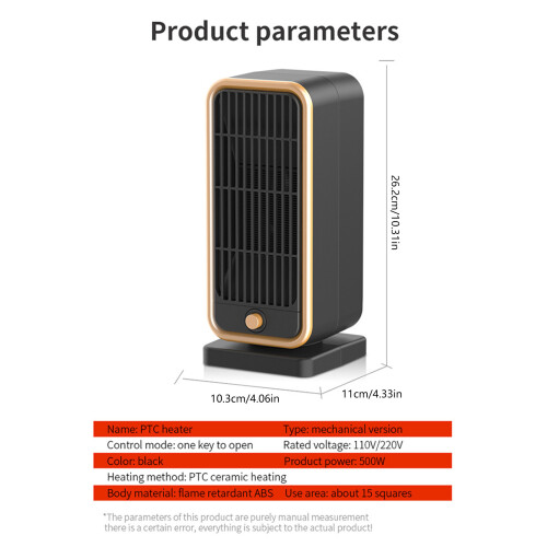 Petit radiateur de bureau électrique avec protections-NOUS 2