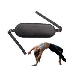 Weighted Hip Thrust Belt Adjustable Booty Belt for Dumbbells, Home Exercise, black
