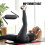 Weighted Hip Thrust Belt  Adjustable Booty Belt for Dumbbells, Home Exercise, black 2