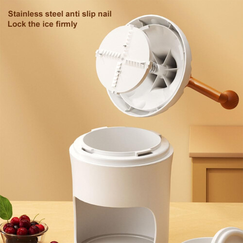 Manual shaving ice machine – mini ice shaver with mold bowl 1