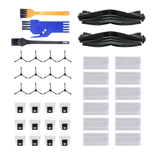 Vacuum Cleaner Rollers Brush Dust Bag Plastic Filter-Set four 1