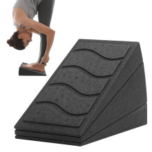 Yoga Wedge Ankle Stretcher Squat Incline Board, 3 Piece Yoga Fitness Foot Cushions