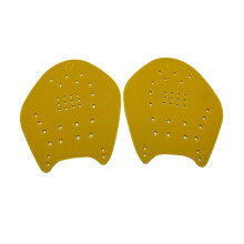 Swimming Paddle for Track Swimming, Swimming Hand Paddle, Aquatic Fitness, Strength Training, Indoor Hand F, Swimming Paddle Hand, Yellow, L