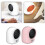 Portable Small Space Heater 500W Quiet Energy Saving-White UK 7