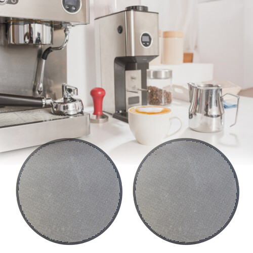 2Pcs Coffee Metal Mesh Filter Reusable Stainless Steel Filter 1