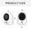 Energy Efficient Small Space Heater 500W Bedroom-White EU 4