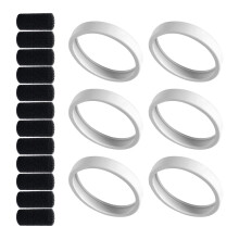 Swimming Pool Sweep Hose Tail Scrubber Tire Part for-18 pack