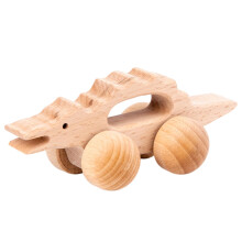 Animal Wooden Toy Cars Montessori Toys for Babies Toddlers Wood Toys 1 Year Old Push Cars Decor Unit Size