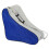 Adjustable Shoulder Strap with Zipper, Ice Skate Carry Bag, Universal, Blue 1