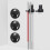 Wall Mounted Barbell Bar Holder Double 4