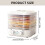 Practical Electric Dehydrator Multifunctional Food-White UK 2