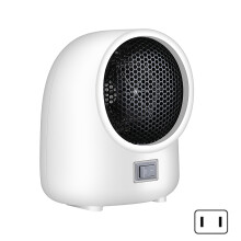 Energy Efficient Small Space Heater 500W Bedroom-White US