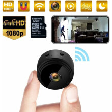WLAN-Spionagekamera, HD1080P Mini-Sicherheitskamera mit magnetischem Funkdesign, intelligenter Bewegungserkennung für die Überwachung im Innen- und