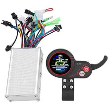 LED-display voor e-bikes, universeel snelheidsmeter-handmatig bedieningspaneel met duimgashendel, verlichte monitor, slimme bediening met LCD-display