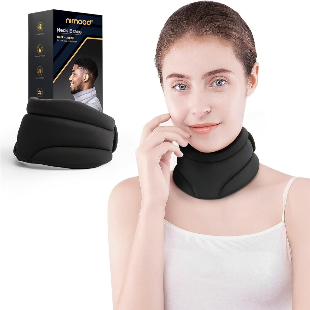 Neck Support for Neck Pain Relief, Neck Brace for Sleeping, Cervical Spine Pressure Relief