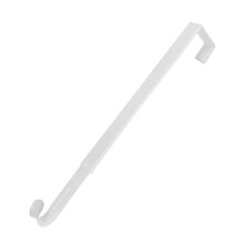 Crochet de porte robuste en métal, réglable, en acier inoxydable, pour couronnes, chaussettes et serviettes ; crochets décoratifs pour couronnes