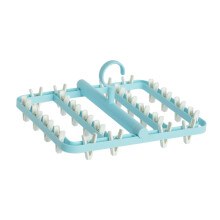 Séchoir à chaussettes pliable, grande capacité, avec points de suspension pour un séchage rapide et uniforme, robuste et portable.