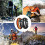 Survival Bracelets With Adjustable Paracord, Camping Gear Kits Including Fire Starter And Embedded Compass 8