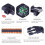 Survival Bracelets With Adjustable Paracord, Camping Gear Kits Including Fire Starter And Embedded Compass 3