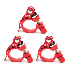 3 pieces of lightweight aluminum alloy bicycle seat tube clamps, secure bicycle seat clamps for various bicycle models