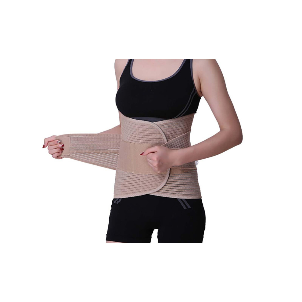 Widen Back Support to Relieve Lower Back Pain Correction Waist Back Posture for Men and Women, Breathable Lumbar Corset, Lumbar Support Belt, L