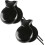 Solid Wood Castanets for Percussion Spanish Musical Instrument Pair (Brown) 4