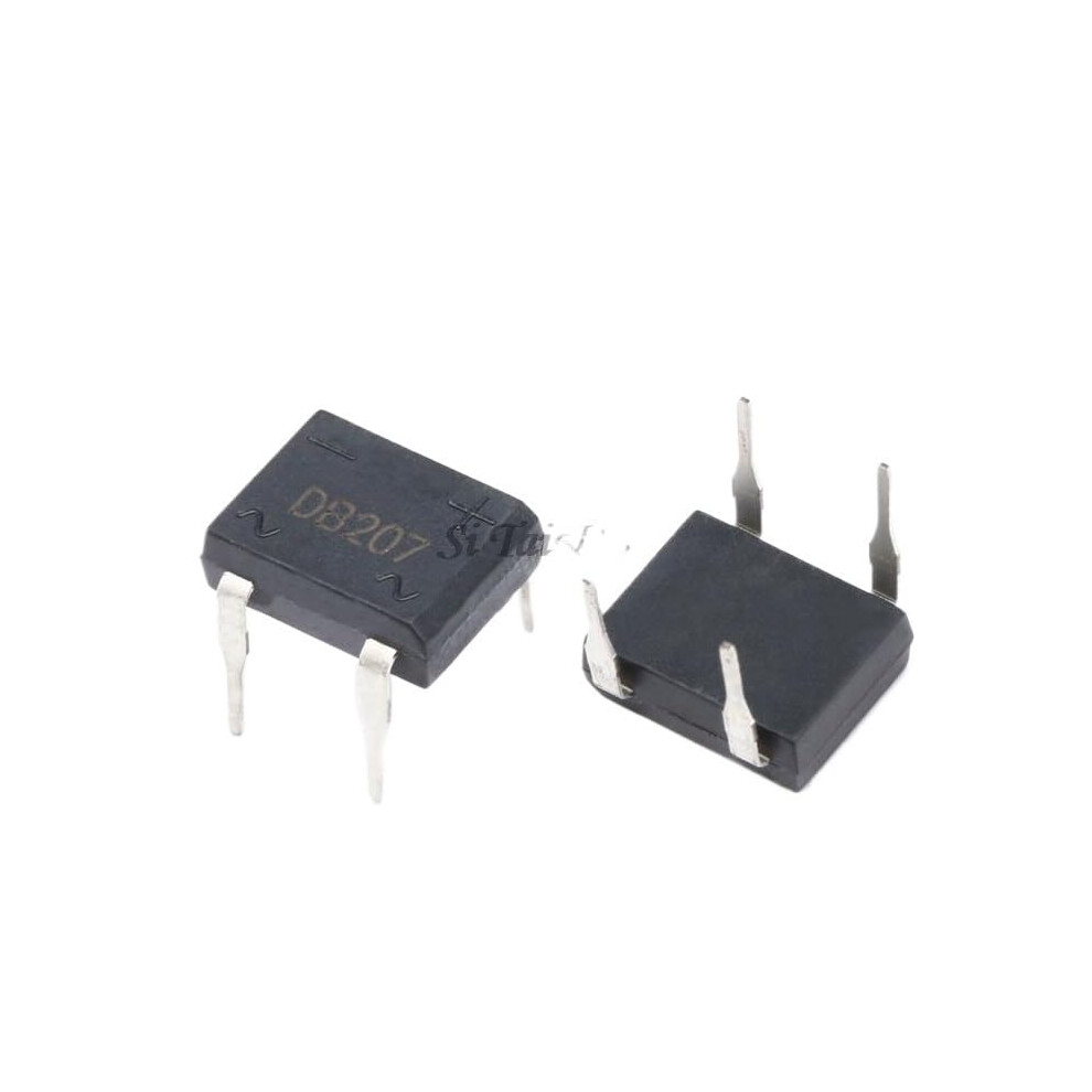 10Pcs Db207 B207 Dip Dip4 Bridge Rectifiers 1000V 2A 9365049421720