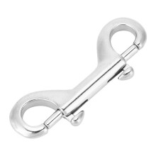 DOUTLE DOUTLE DOUBLE HAPS SNAP Snap Buckle for Diving Made of Stainless Steel 90 mm