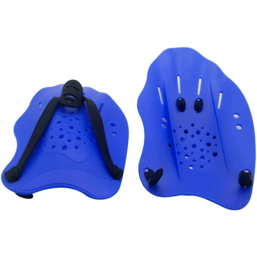 Swimming Hand Paddle Swimming Training Paddle with Adjustable Straps Beginners 1 Pair 2