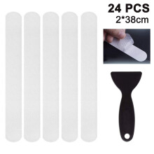 Grattoir en silicone de haute qualité pour enduire, reboucher, retirer la résine d'impression 3D et éliminer les bulles d'air, blanc, lot de 12/24