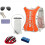 5L Water Backpack for Cycling  Hydration Pack  Lightweight 5L Water Pack (Orange) 4