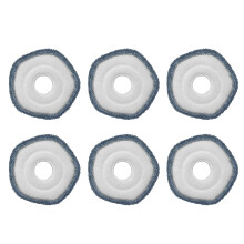 Mopptuch-Kehrroboter-Ersatzteil, Vliesstoffe, Textur,-6 Stück