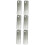 3 Sets of Whetstone Knife Sharpener Tool Sharpening Stone Household Sharpener Rectangular DoubleSided Whetstone Diamond Silver 2 Pieces x 3 1
