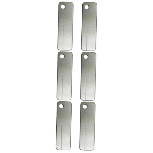 3 Sets of Whetstone Knife Sharpener Tool Sharpening Stone Household Sharpener Rectangular DoubleSided Whetstone Diamond Silver 2 Pieces x 3