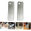 3 Sets of Whetstone Knife Sharpener Tool Sharpening Stone Household Sharpener Rectangular DoubleSided Whetstone Diamond Silver 2 Pieces x 3 4