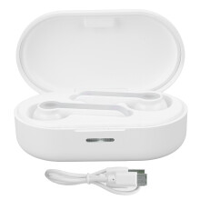 Trådlösa hörlurar med hög upplösning, Bluetooth 5.2-teknik, aktiv brusreducering med premiumljudkvalitet, snabbladdning, kompakt bärbart