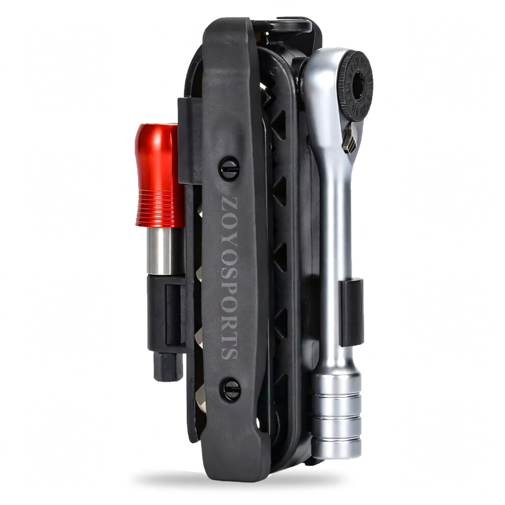 Ratchet Wrench Tool Set, Multifunctional Repair Tool Set With Quick Release Socket, Tyre Lever, Screwdriver, Wrench 9189345710469