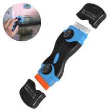 Soluzione di pulizia efficace, raschietto con lame in metallo e plastica, lame a doppio lato4Utilizzo versatile, pialla facile da usare4Riduce calli
