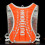 Hydration Backpack  Water Backpack  Running Vest  5L  Moisture Wicking  Reflective Orange 2