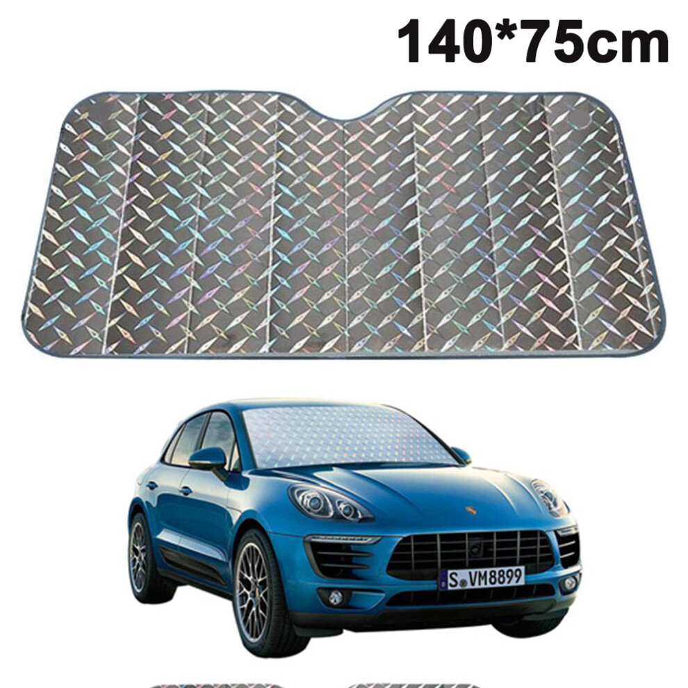 Keeps Vehicle Cool, Foldable Auto Sun Shade For Universal Fits | High Performance | Reliable | User-Friendly | Easy Maintenance 9139052721456