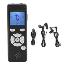 Digital röstinspelare, röstaktiverad inspelare för föreläsningar, premium ljudkvalitet, lösenordsskydd, mp3-spelare