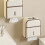 Practical Wall Tissue Box with Unique Opening for-Blue White 5
