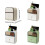 Practical Wall Tissue Box with Unique Opening for-Blue White 4