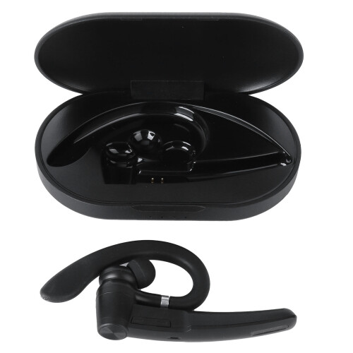 Fone de ouvido Bluetooth sem fio para celular, com cancelamento de ruído e microfone duplo, design confortável e prático para chamadas em modo